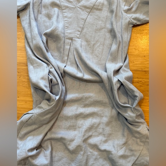 Cynthia Rowley Light Blue Mini Dress with Puff Sleeves - Picture 10 of 11